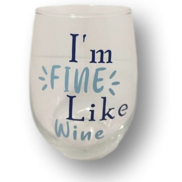 WINE glass *D - Picture 1 of 2